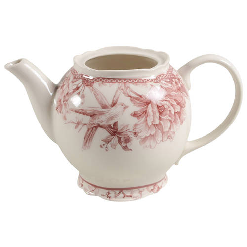 Adelaide Maroon Teapot No Lid