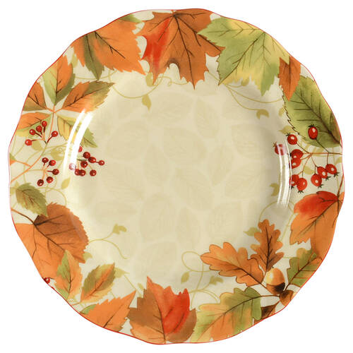 Harvest Festival Cream Dinner Plate