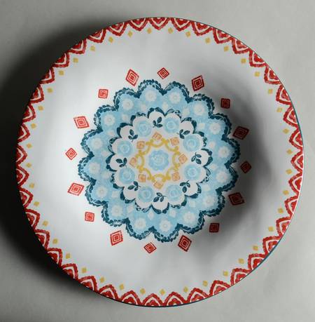 Tavira Blue 13" Chop Plate (Round Platter)