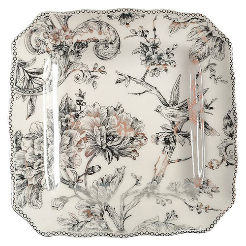 Adelaide Electroplate Square Salad Plate