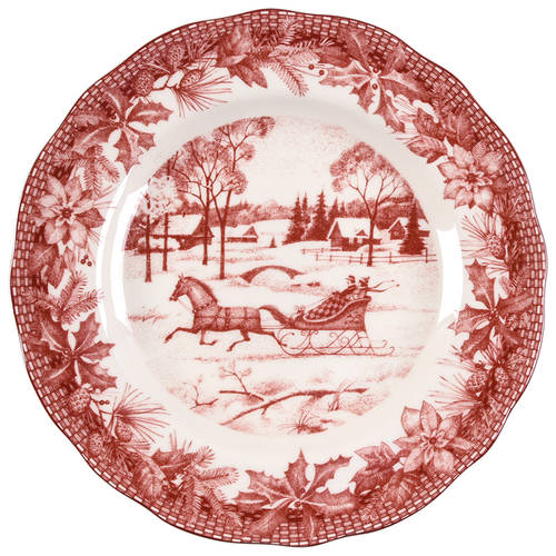 Poinsettia Toile by 222 Fifth (PTS)