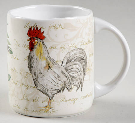 Rooster Journal Mug