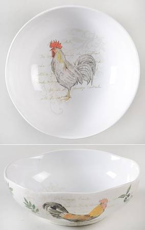 Rooster Journal Soup/Cereal Bowl