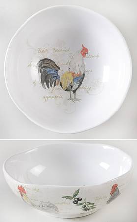 Rooster Journal Soup/Cereal Bowl