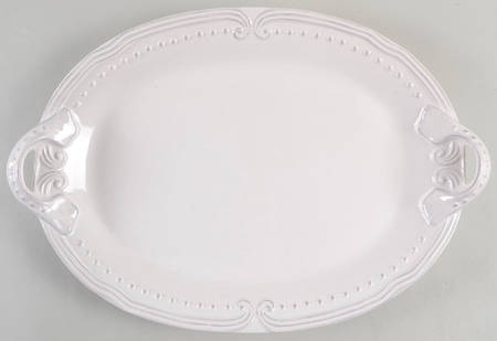 Victoria 17" Oval Handled Platter