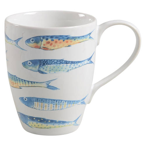 Fun Fish Blue Mug