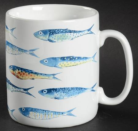 Fun Fish Blue Jumbo Mug