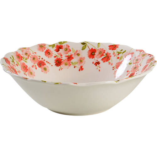 Belicia Red 10" Round Serving Bowl