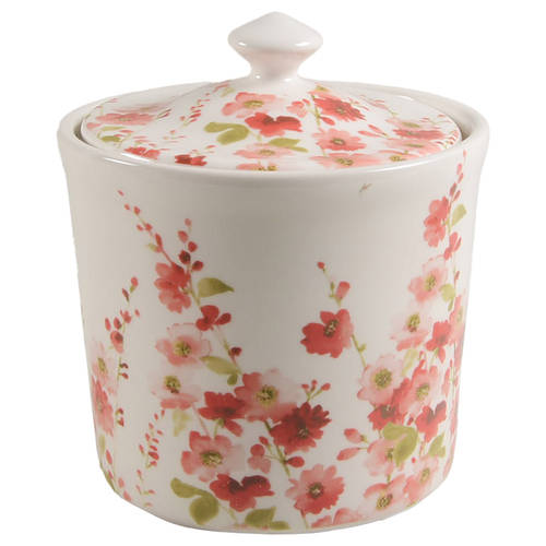 Belicia Red Medium Canister & Lid