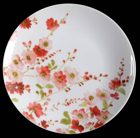 Belicia Red Appetizer Plate