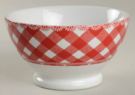 Home Cupboard Red Soup/Cereal Bowl