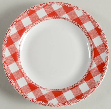 Home Cupboard Red Appetizer Plate