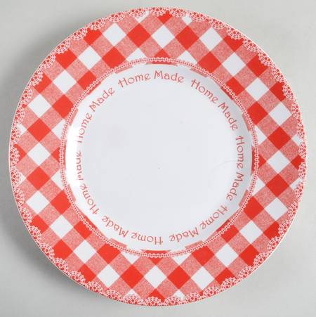 Home Cupboard Red Accent Salad Plate