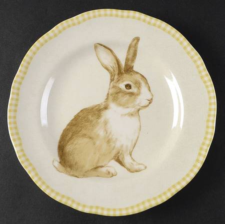 Bunny Land Salad Plate