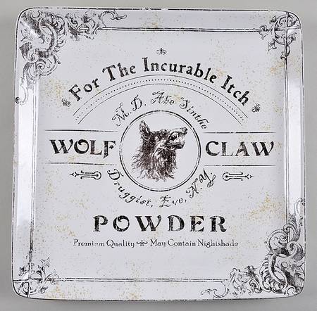 Hallow Apothecary 14" Square Platter