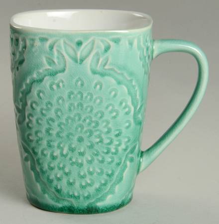 Pomegranate Green Mug