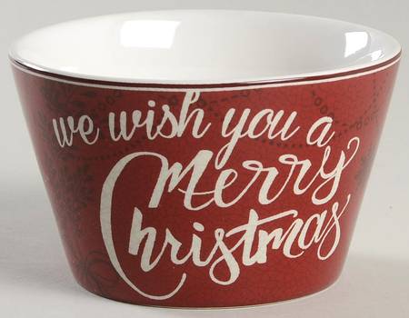 Christmas Tunes Individual Appetizer Bowl