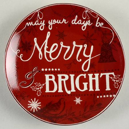 Christmas Tunes Appetizer Plate