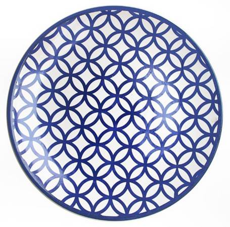 Medallion Circles Blue by American Atelier