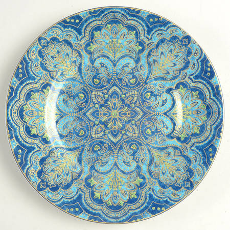 Augustina Opulent Blue Salad Plate