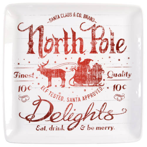 Santa Company 14" Square Platter
