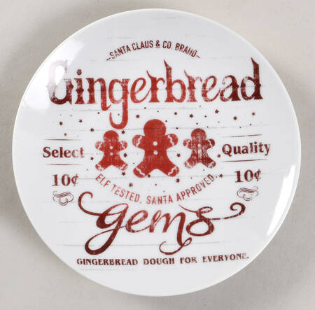 Santa Company Appetizer Plate