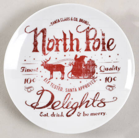 Santa Company Appetizer Plate
