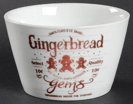 Santa Company Individual Appetizer Bowl