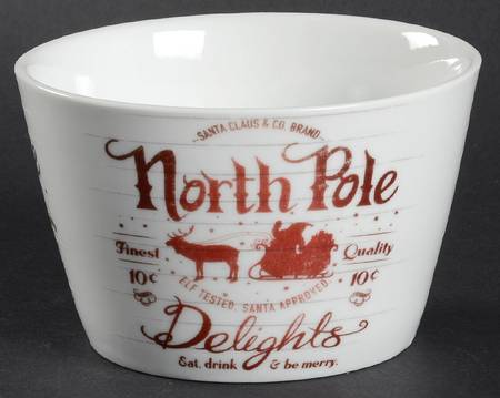 Santa Company Individual Appetizer Bowl