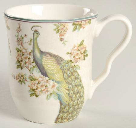 Empress Garden Teal Mug
