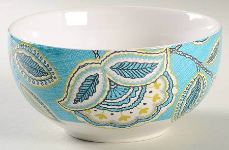 Wildfield Brights Turquoise Soup/Cereal Bowl
