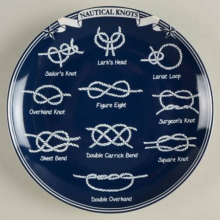 Nautical Knots Salad Plate