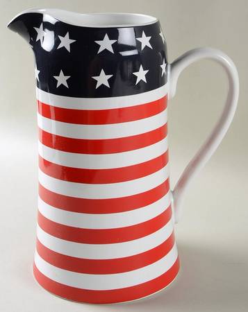 American Flag 64 Oz Pitcher