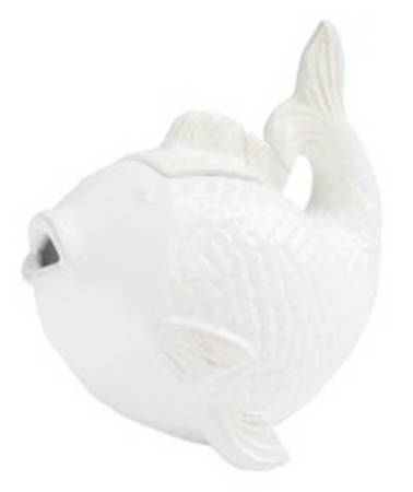 Seashore Figural Cookie Jar & Lid