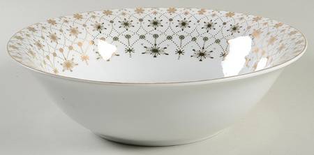 Snow Crystal 10" Round Serving Bowl
