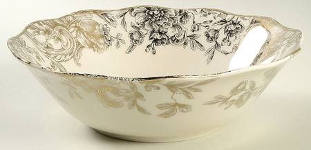 Hawthorne Gold Electroplate 10" Round Serving Bowl