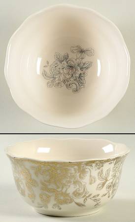 Hawthorne Gold Electroplate Soup/Cereal Bowl