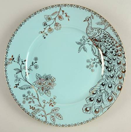 Peacock Garden Electroplate Turquoise by 222 Fifth (PTS)