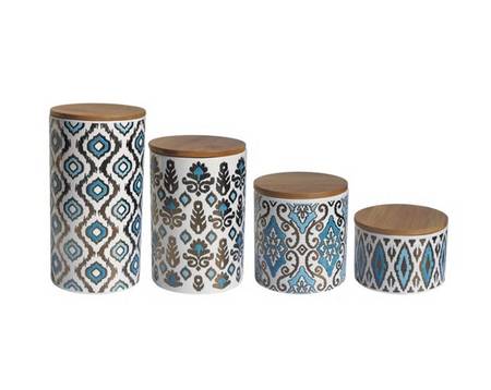 Ogee Paragon (4 Piece) Canister Set (Box Set)