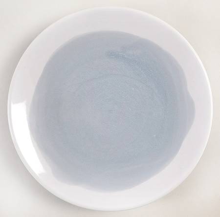 Oasis Blue Gray Salad Plate
