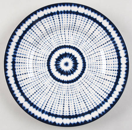 Shibori Salad Plate