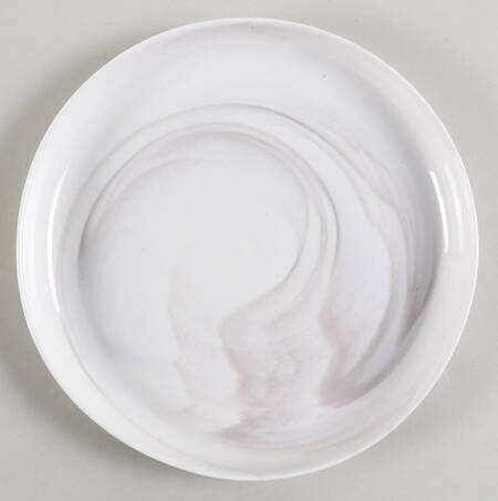 Coupe Marble Gray Salad Plate