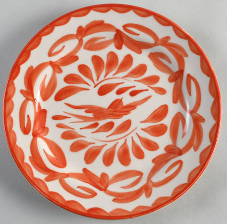 Puebla Coral Luncheon Plate