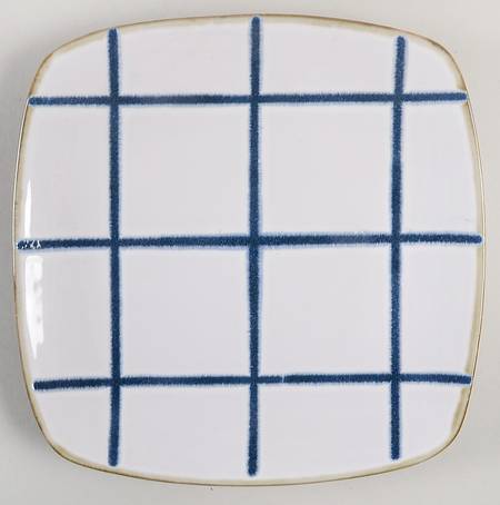 Squares Blue Square Salad Plate