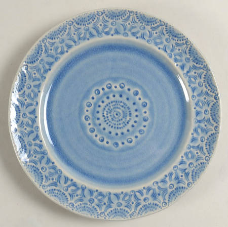 Old Havana Iris Blue Salad Plate