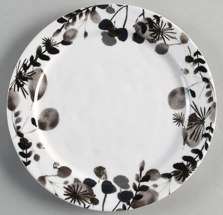 Gilded Botany Salad Plate