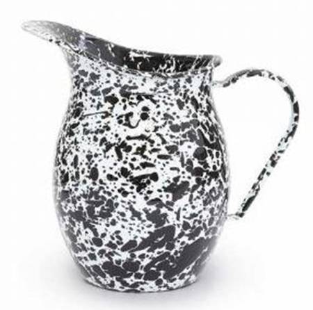 Splatterware Black 48 Oz Pitcher