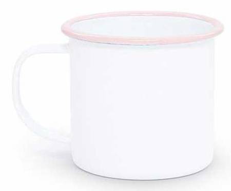 Vintage Solid Pink Mug by Crow Canyon Home