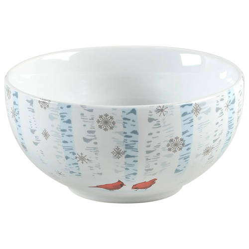 Cardinal in the Woods Soup/Cereal Bowl