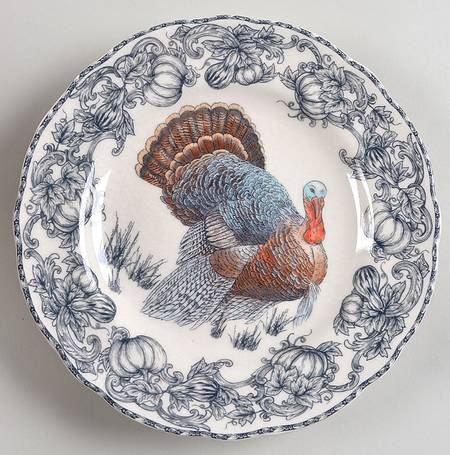 Balmoral Blue Salad Plate